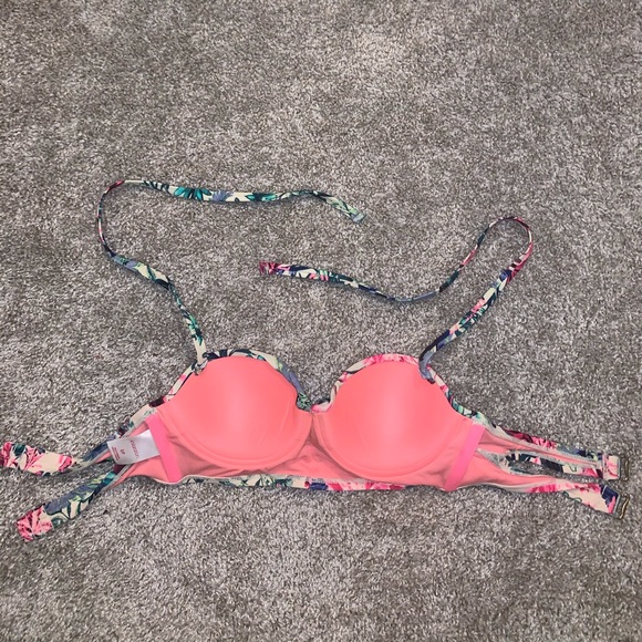 Xhilaration Multicolor Tropical Bikini Top size S - Picture 6 of 8